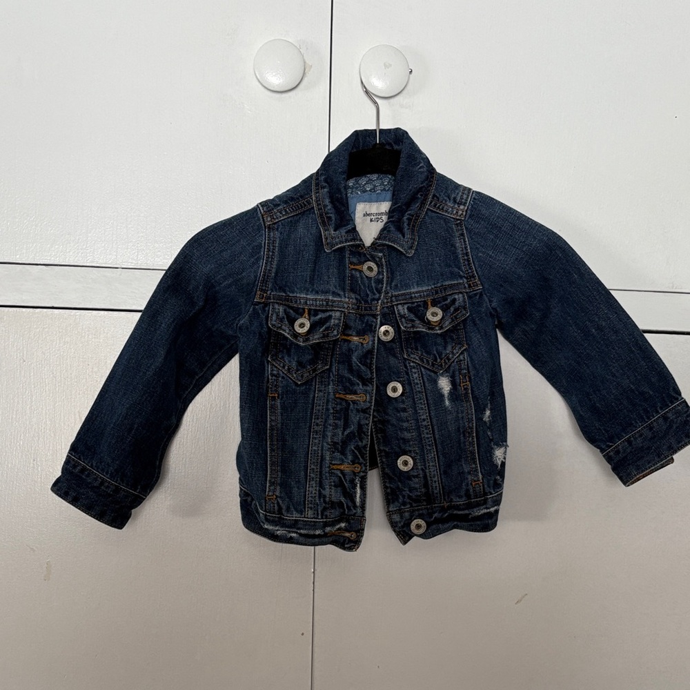 Abercrombie Kids Dark Blue Jean Jacket